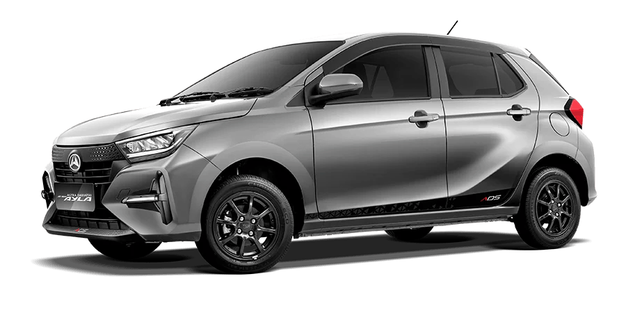 Daihatsu New Ayla Karawang tampilan eksterior modern mobil LCGC irit bahan baka